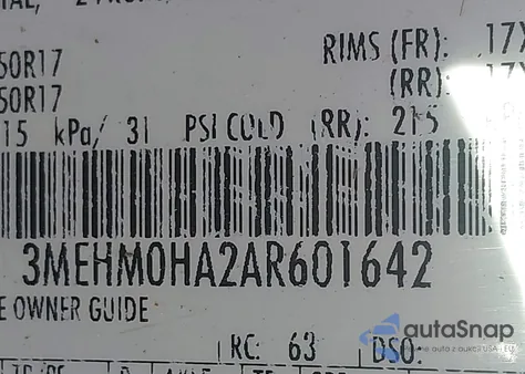 2010 Mercury Milan z USA, uszkodzony, nr VIN 3MEHM0HA2AR601642